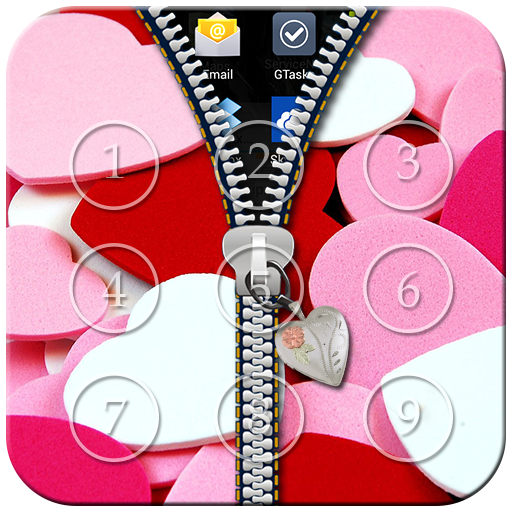 Love Passcode Zipper for Android