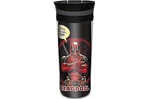 Zak Designs Marvel Comics Reusable Water Bottle Deadpool