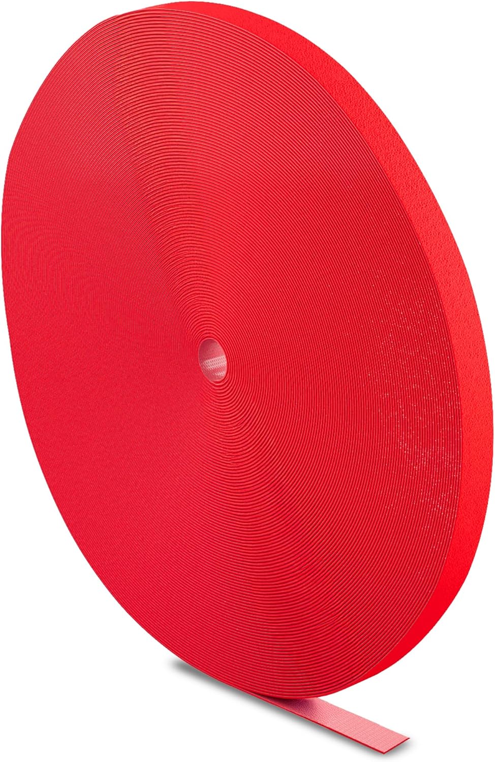 ROLL STRAP – Double-sided & cuttable hook and loop tape 25m x 16mm yellow – Hook & loop cable ties for management, workshop, DIY & plant ties – Reusable fastener tape roll with strong adhesive