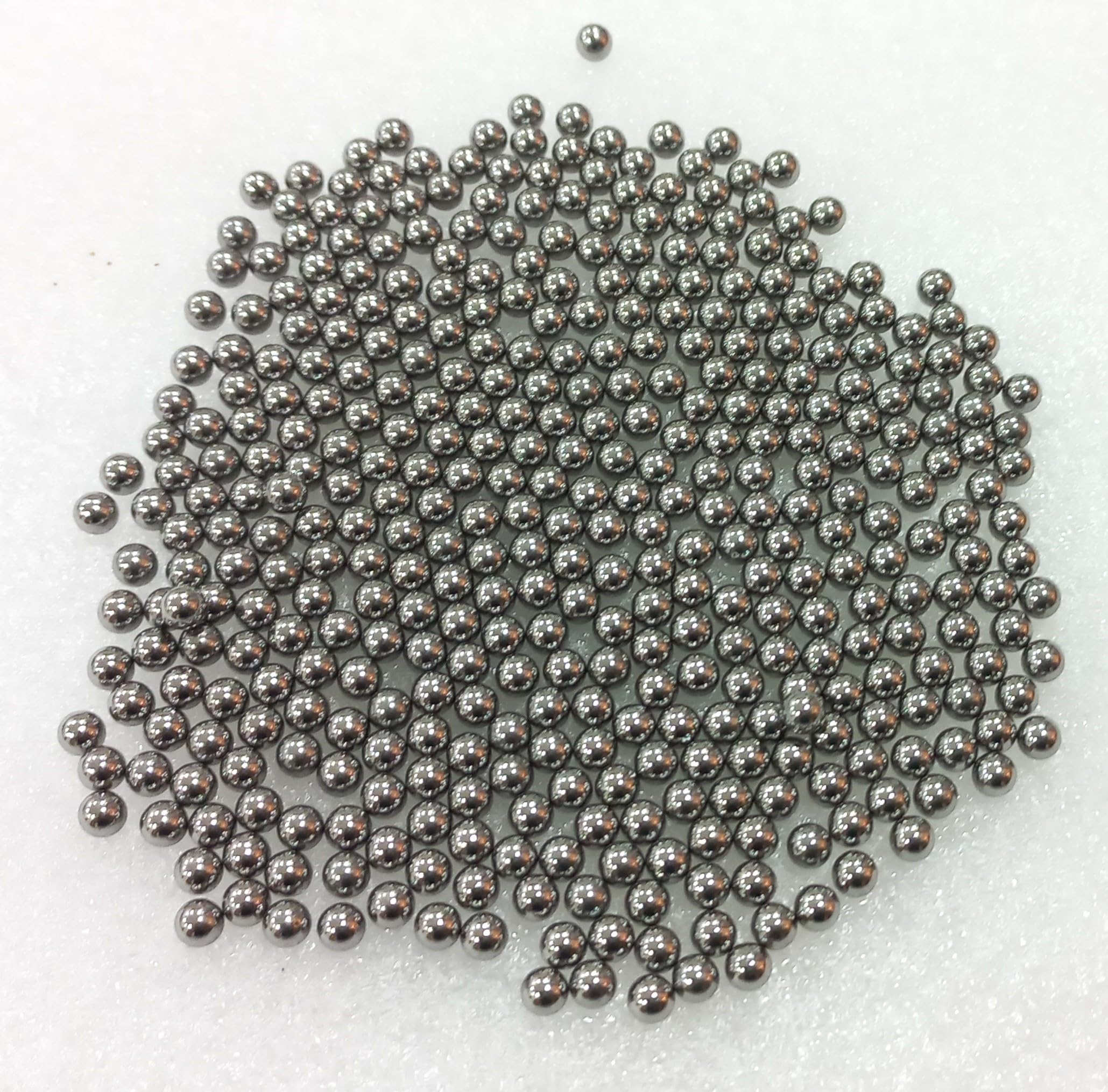 OMX Steel Bearing Ball, No Holes, Silver Full Solid Iron Balls (4.5 MM, 500 PC)