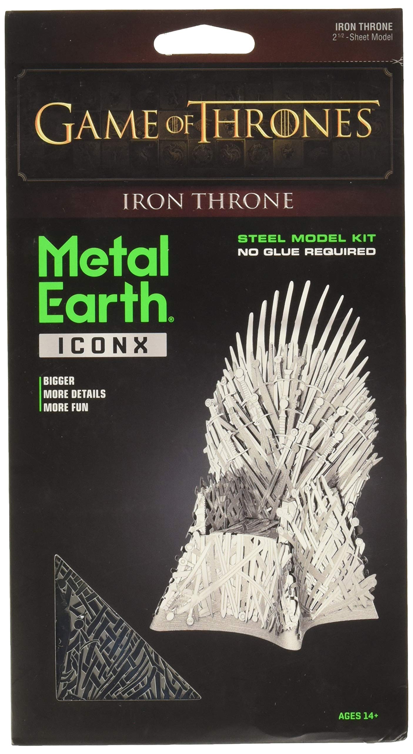 Professor PUZZLE GOT Metal Earth, Iron Throne