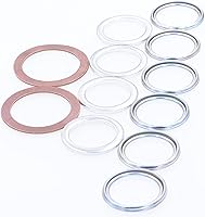 Vista 9 de Rexka Kit de juntas de servicio diferencial y de transferencia de 12 piezas compatible con Toyota Lexus 4Runner Land Cruiser Tundra Tacoma FJ