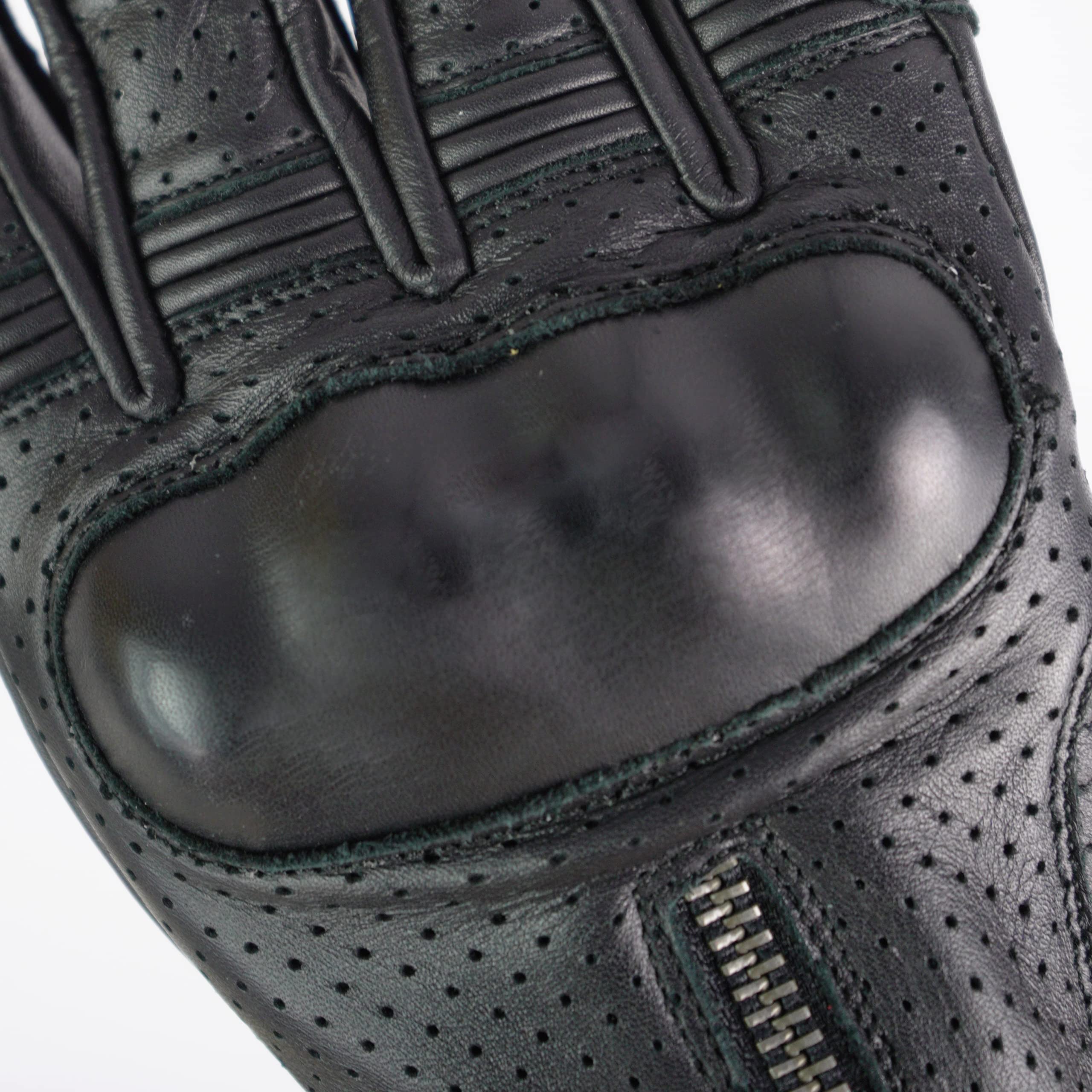 BY CITY | Guantes de Verano para Moto | Guantes de Piel de Chivo | Protecciones Rígidas en Nudillos | Zonas Acolchadas | Refuerzo Antiabrasión en la Palma | Transpirables