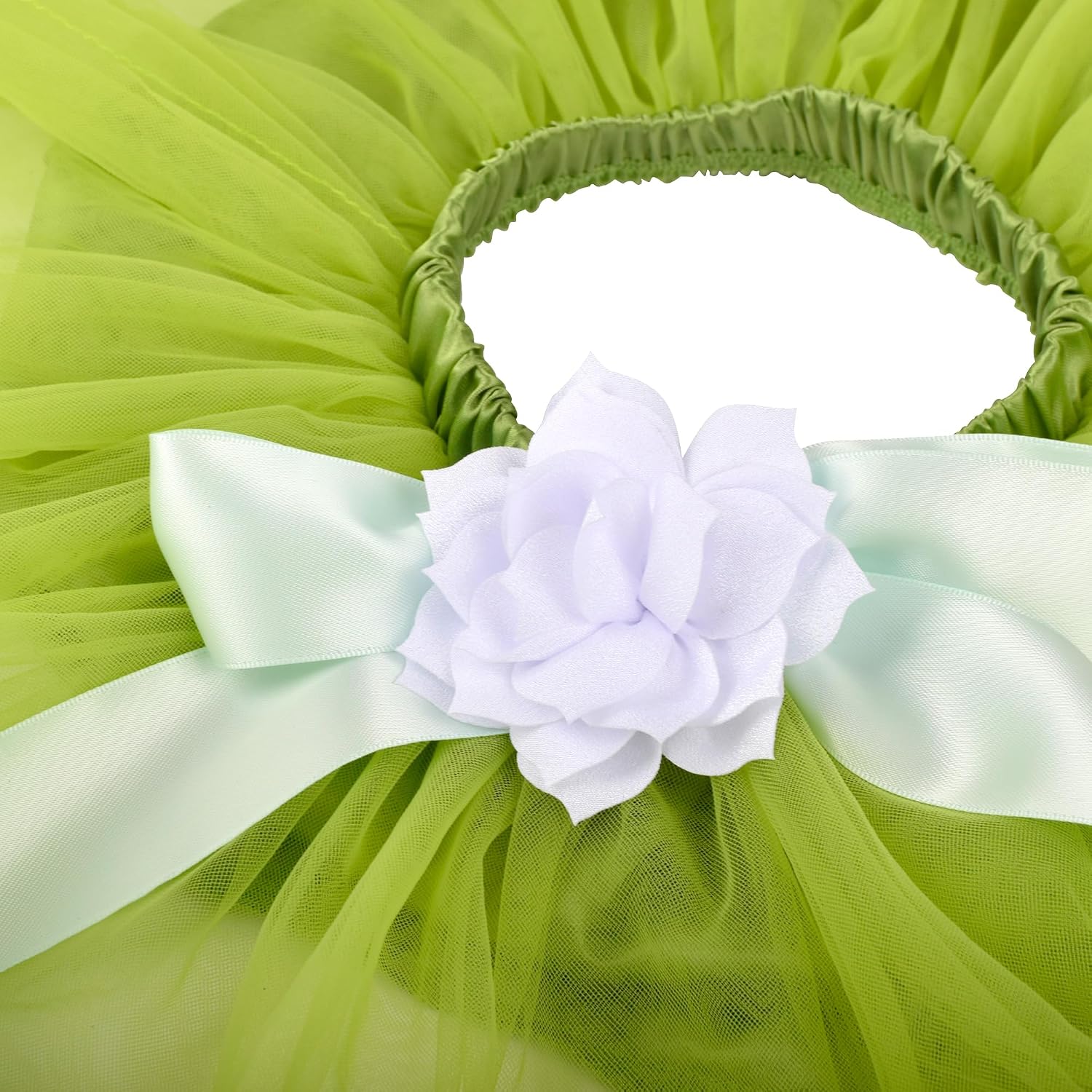 Princess Tiana Baby Girl 1st Birthday Tutu Outfit Set 3PCS With Cotton Romper,Tutu Skirt+Headband-Photo Props