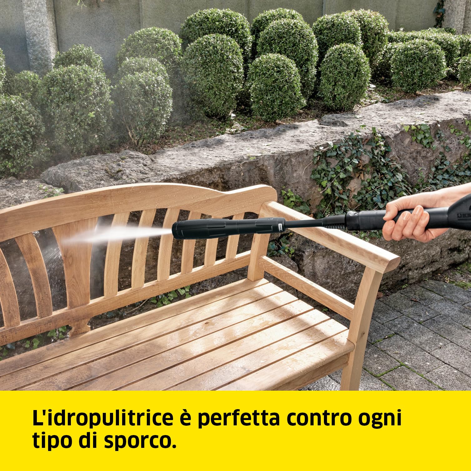 Kärcher Idropulitrice K 4 Universal Edition T5, 130 bar, 420 l/h, 30 m²/h, Filtro Acqua Premontato, Tubo, Pistola, Doppia Lancia, Lavasuperfici T5