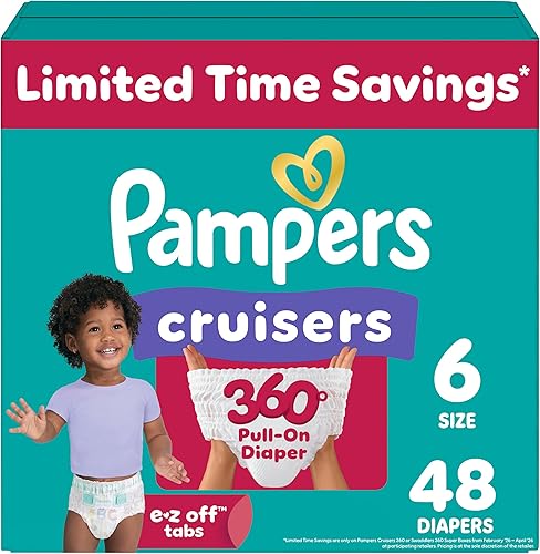 Vista 25 de Pampers Pañales Cruisers 360 - Talla 5, 128 unidades, a prueba de bebés hasta 100% a prueba de fugas