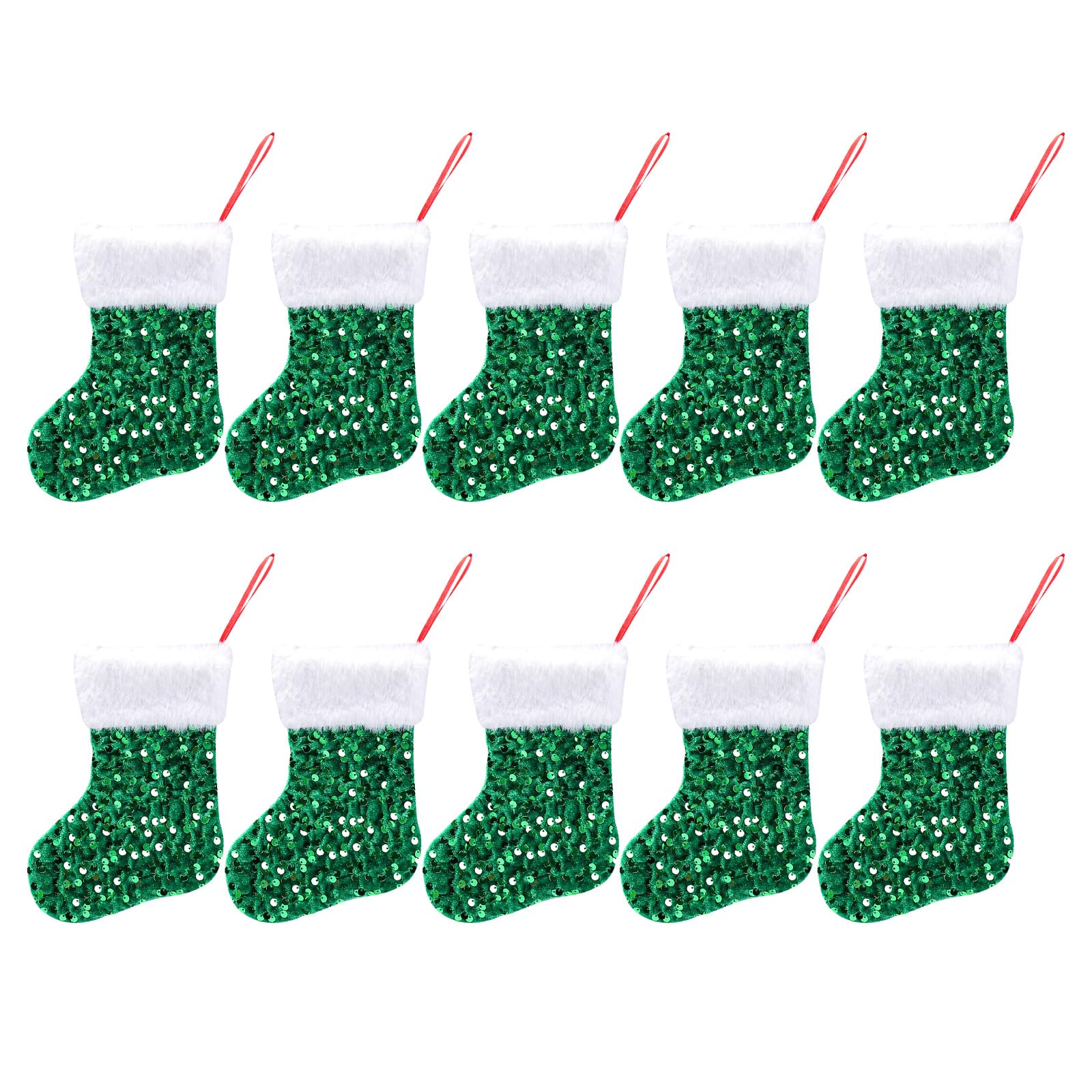 Collants de Noël sapin et décorations de fête scintillantes
