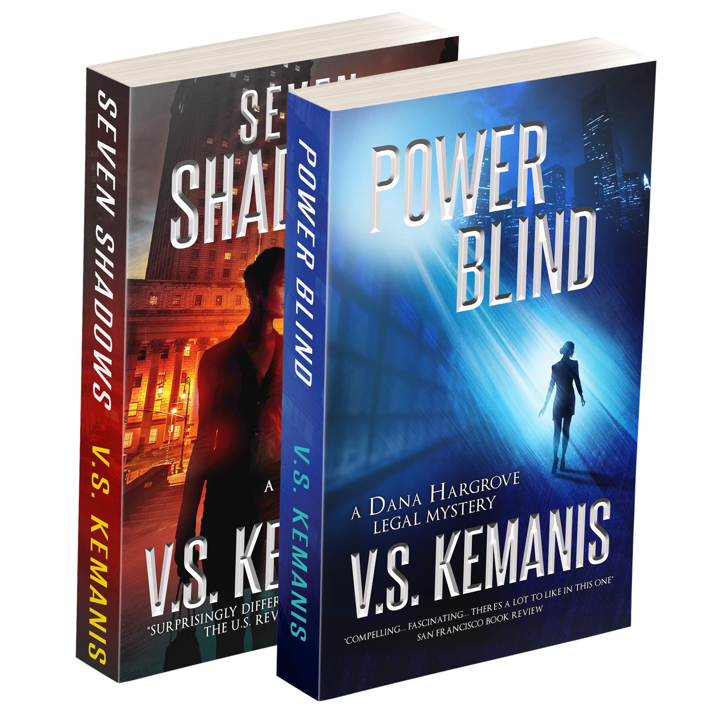 A Dana Hargrove Double: SEVEN SHADOWS and POWER BLIND (Dana Hargrove Legal Mysteries, Novels 5 and 6)