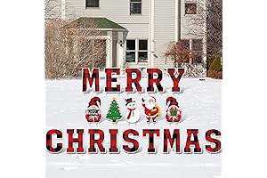 Merry Christmas Light Up Sign for Yard- 19 Pcs