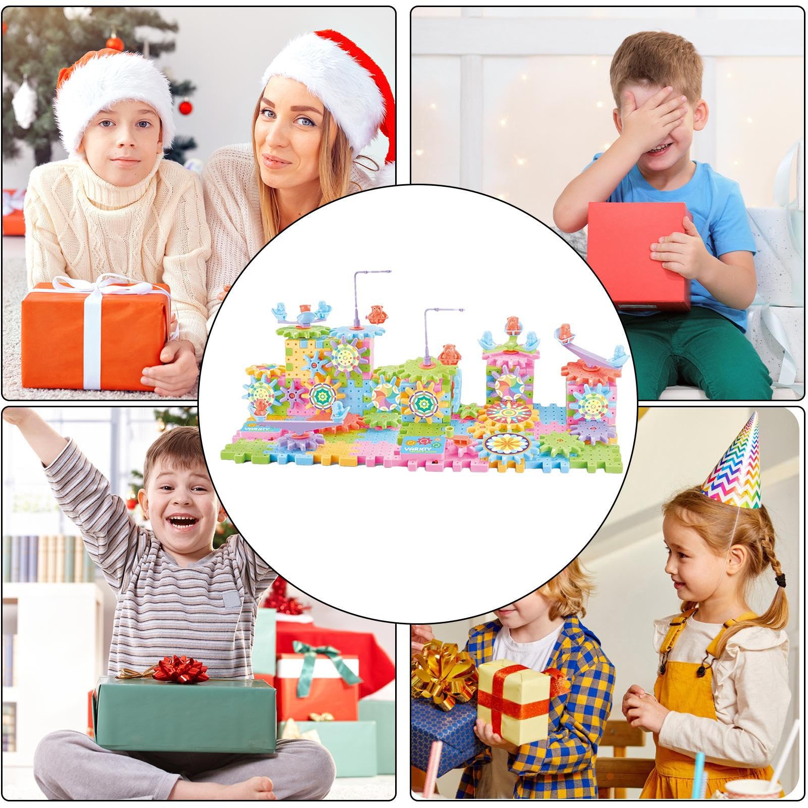 Motorisierte Zahnrad Block Kit - Stamm -Lernsteine, kreativer Puzzle -Set | Praktisches Bauspielzeug, durablle ineinandergreifende Ausrüstungsstücke, einfallsreicher Gebäude Spaß für Kinder