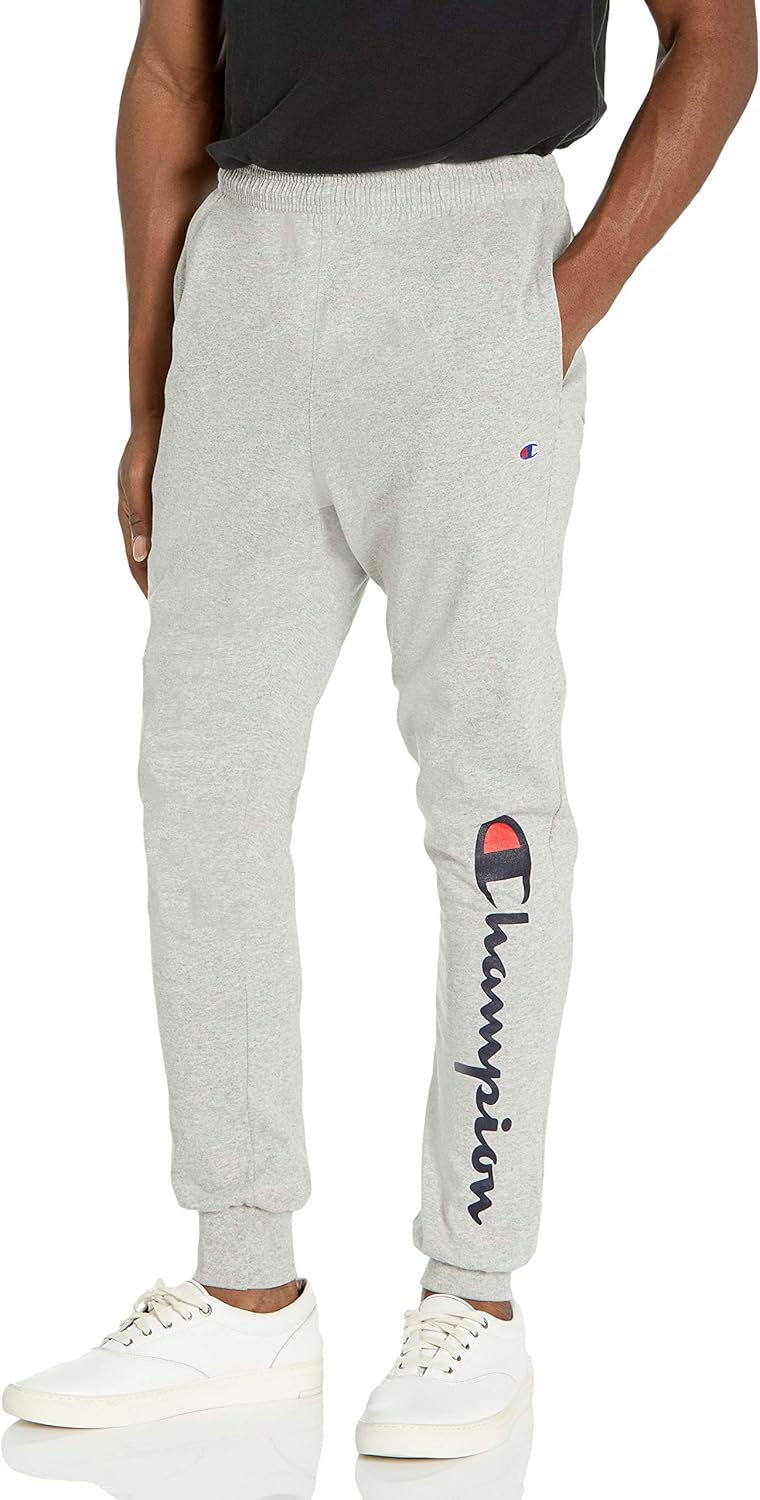 Champion Men's Classic Jersey Sweatpants, Oxford Gray, XXL : Amazon.co ...