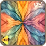 Mouvements agréables pour les yeux et palette de couleurs douces