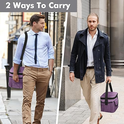 Miniatura 5 de Tirrinia - Lonchera térmica para hombres y mujeres, adultos y niños, reutilizable, con aislamiento, a prueba de fugas, para el trabajo, oficina