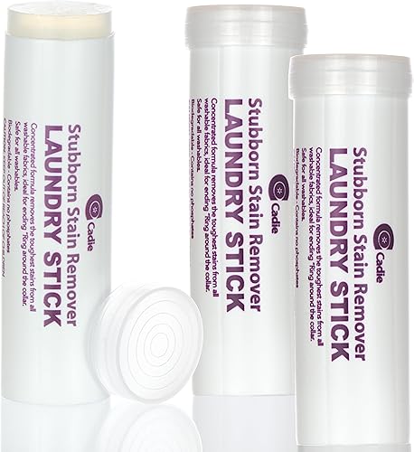 Cadie Removedor de manchas de lavandería - Limpiador de manchas prelavado para ropa de tela en algodón, lana, sintéticos - Fácil eliminación de