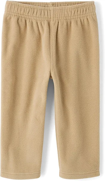 The Children's Place Baby Toddler Boys Warm Fleece Pull on Pants