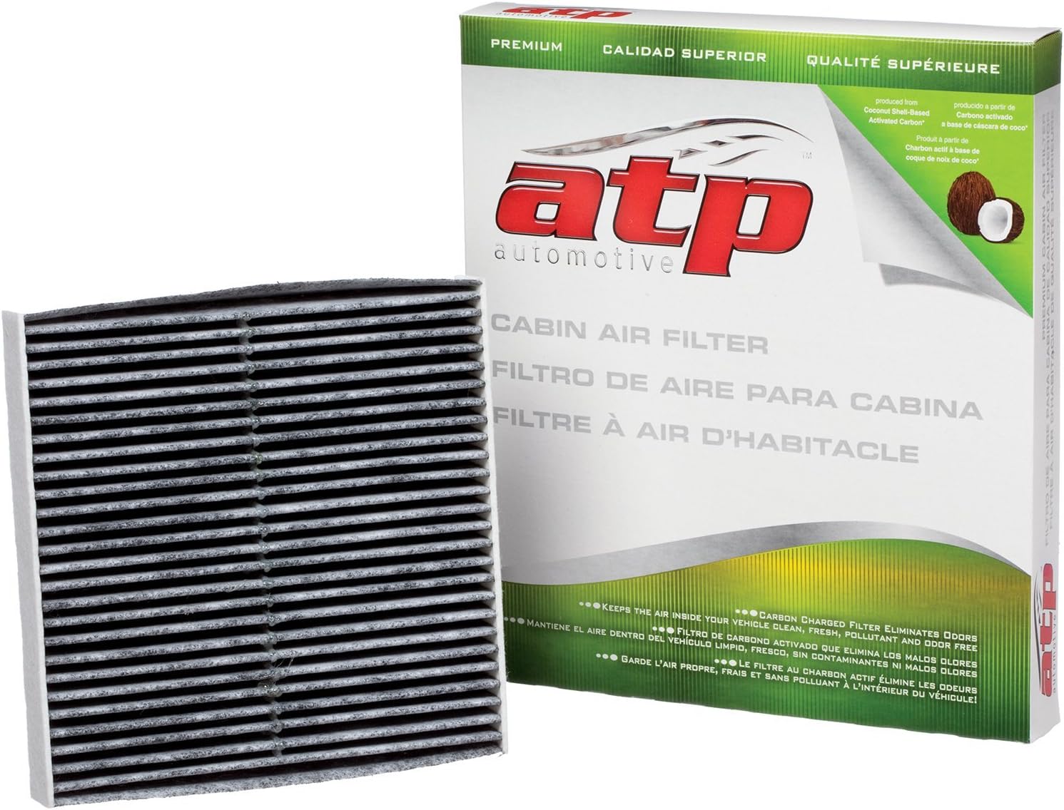 ATP Automotive RA-139 Carbon Activated Premium Cabin Air Filter