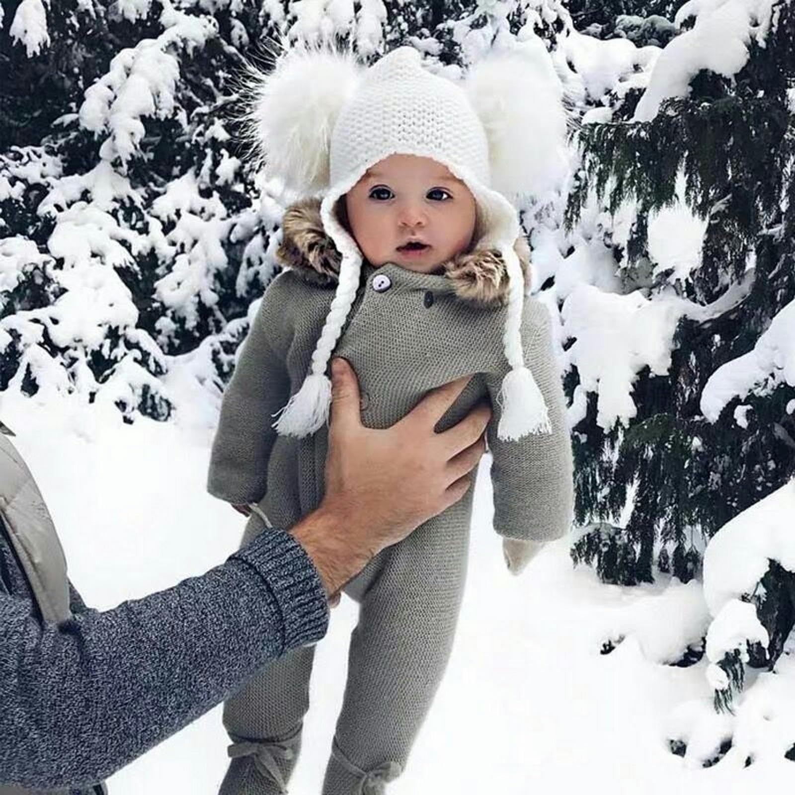 TEidea Cappello Bambino Autumn E Inverno Neonati E Branzoni A Sfere per Leggine