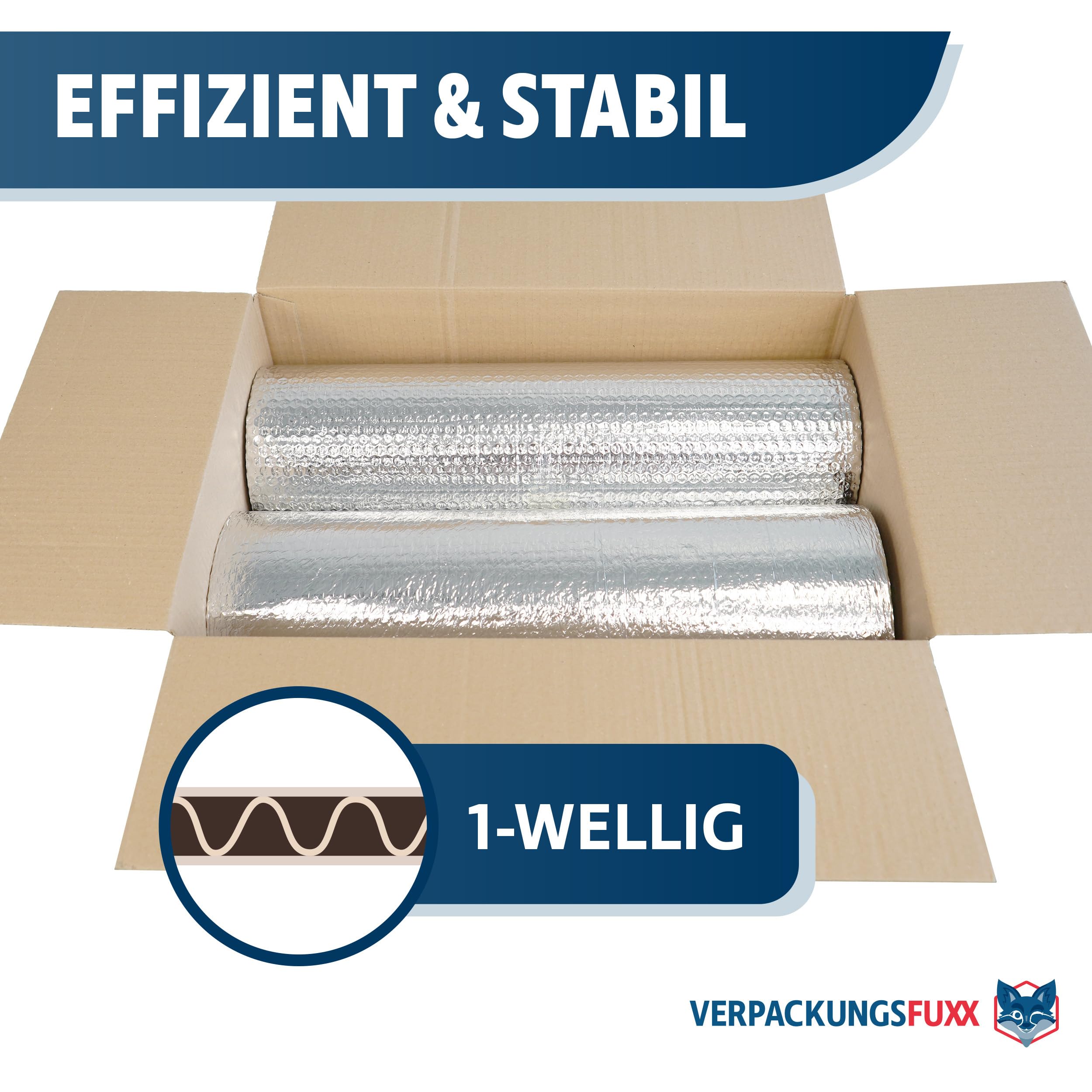 Faltkarton 10 Stück | 60 x 40 x 40 cm | braune Kartons zum Verschicken | stabile Versandkartons aus Wellpappe | Paket DHL