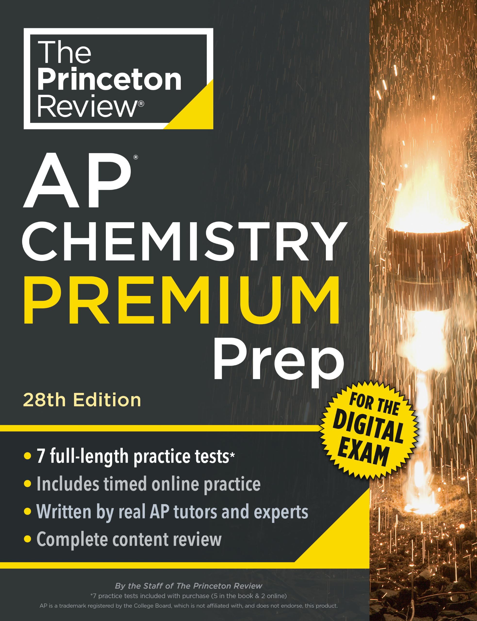 Princeton Review AP Chemistry Premium Prep, 28th Edition : 7 Practice Tests + Digital Practice Online + Content Review