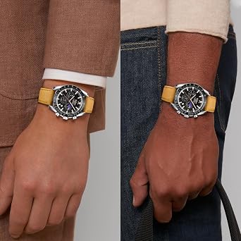 Mens Watches Stainless Steel Chronograph Men's Analog Quartz Watch