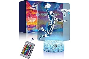 Nice Dream 3D Basketball Night Light for Kids