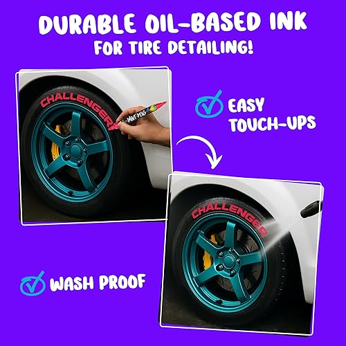 Miniatura 6 de Chalkola 15 bolígrafos de pintura acrílica de punta extrafina para pintura de roca, lienzo, madera, cerámica, vidrio, marcadores de pintura acrílica