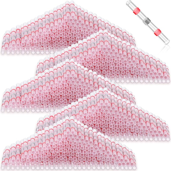 Buy 500 Pieces 2218 AWG Red Solder Seal Wire Connectors Solder Heat