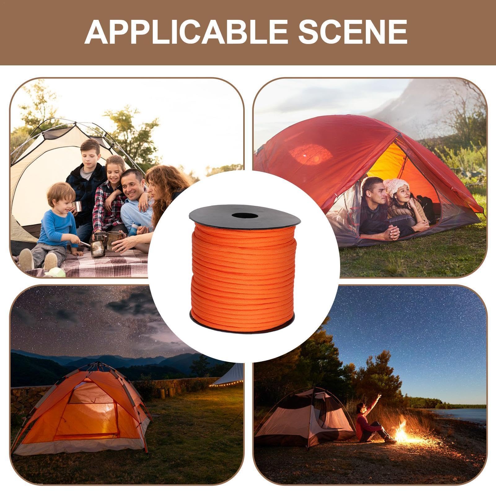 Paracorde Survie 4mm – Corde Polyvalente Pour Camping, Randonnée, Bushcraft Et Projets DIY