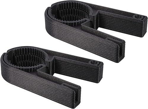 Abridor de botellas de bebidas con giro de alto apalancamiento para manos débiles y artríticas o botellas difíciles de abrir (paquete de 2, negro disponible en Yaxa Peru