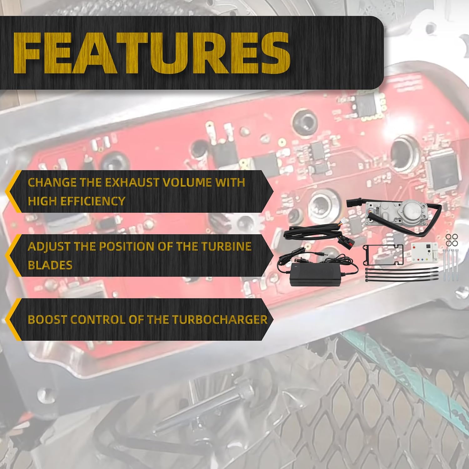 Dasbecan 4034289 Turbocharger Turbo Actuator Kit Fits For Trucks with 2005-2015 Cummins ISX Engine 15.0L Replace#4034289HX, 4034289NX, 4034289RX, 3791991, 2835940
