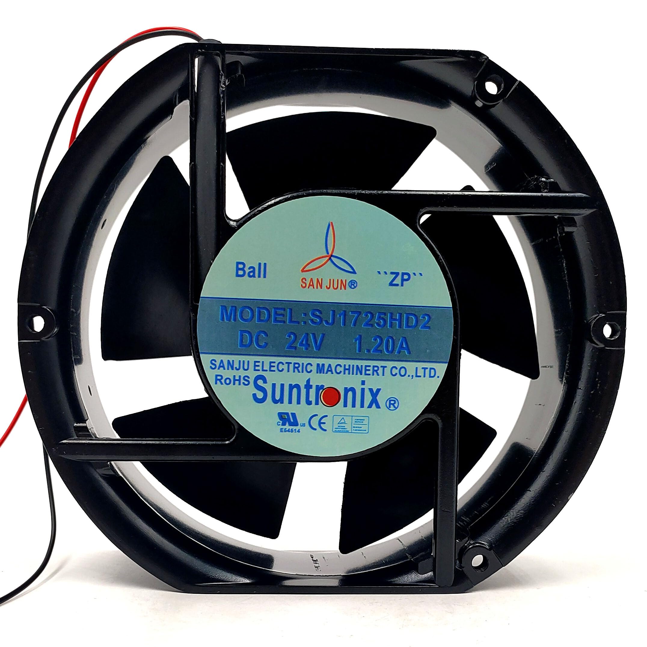 SJ1725HD2 24V 1.20A 17251 Large Air Volume Cabinet Welder Inverter Axial Fan