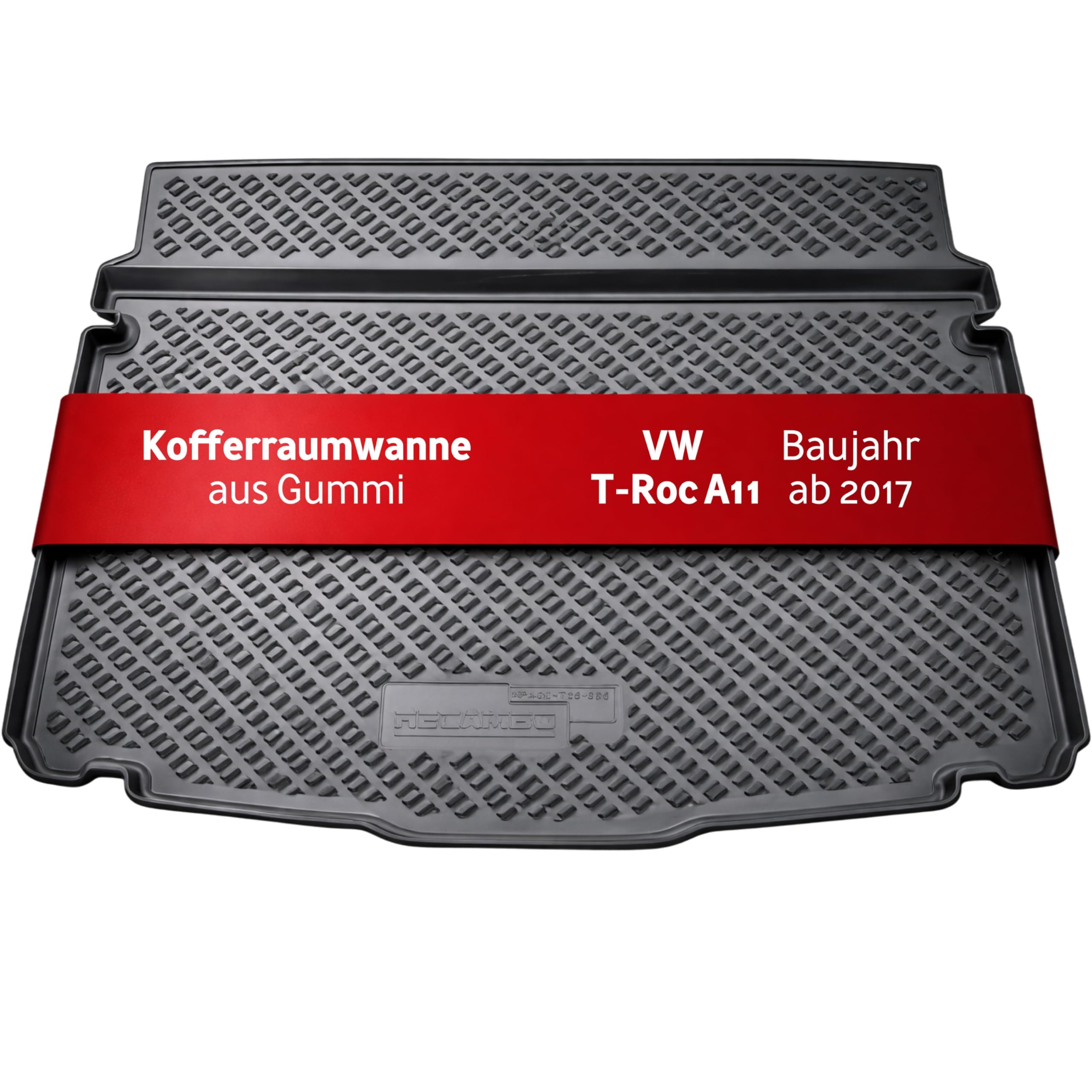 Recambo - Bac de coffre pour VW T-ROC - Type A11 - À partir de 2017 - Sol Vario - Position inférieure