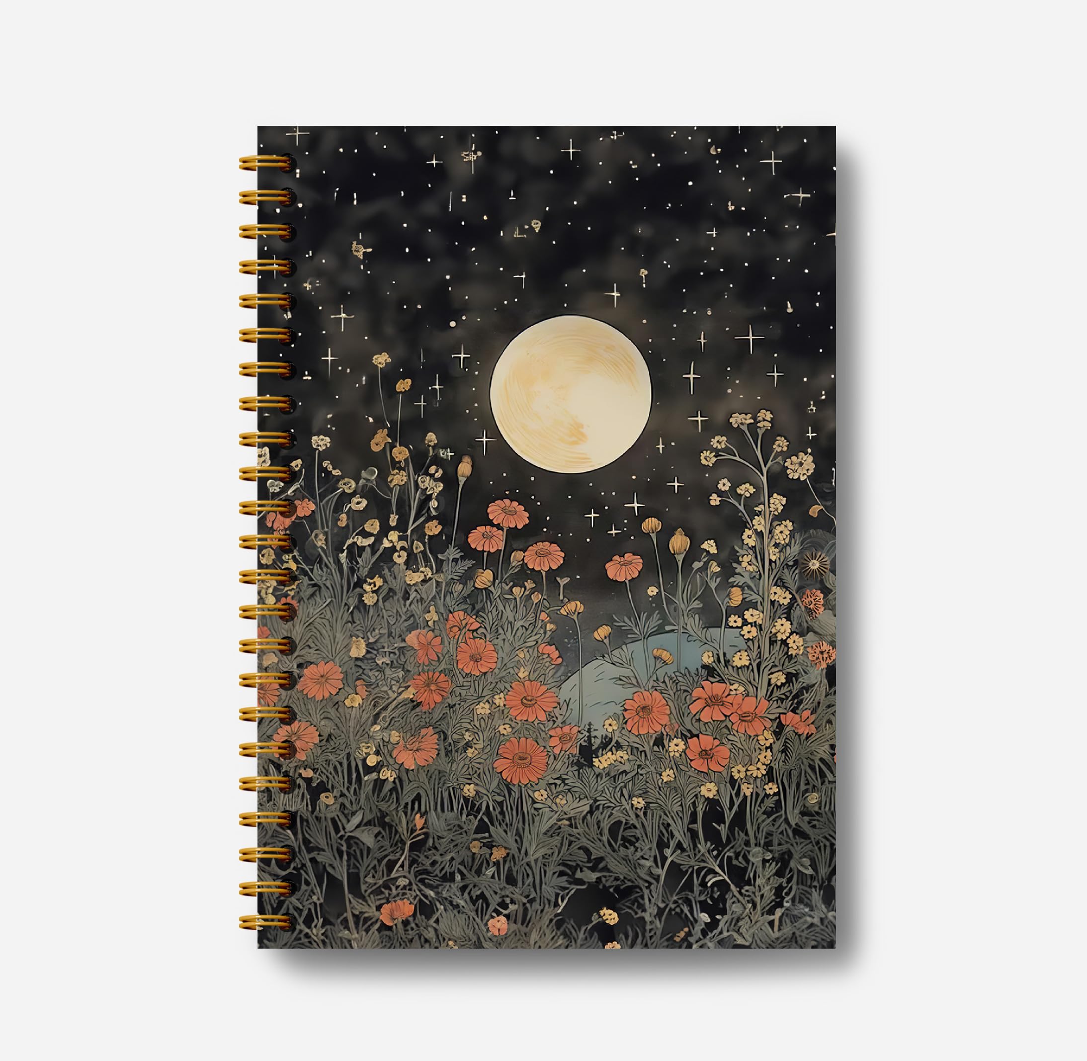 Carnet de notes lune et fleurs pour vos rituels d'écriture créative - 7