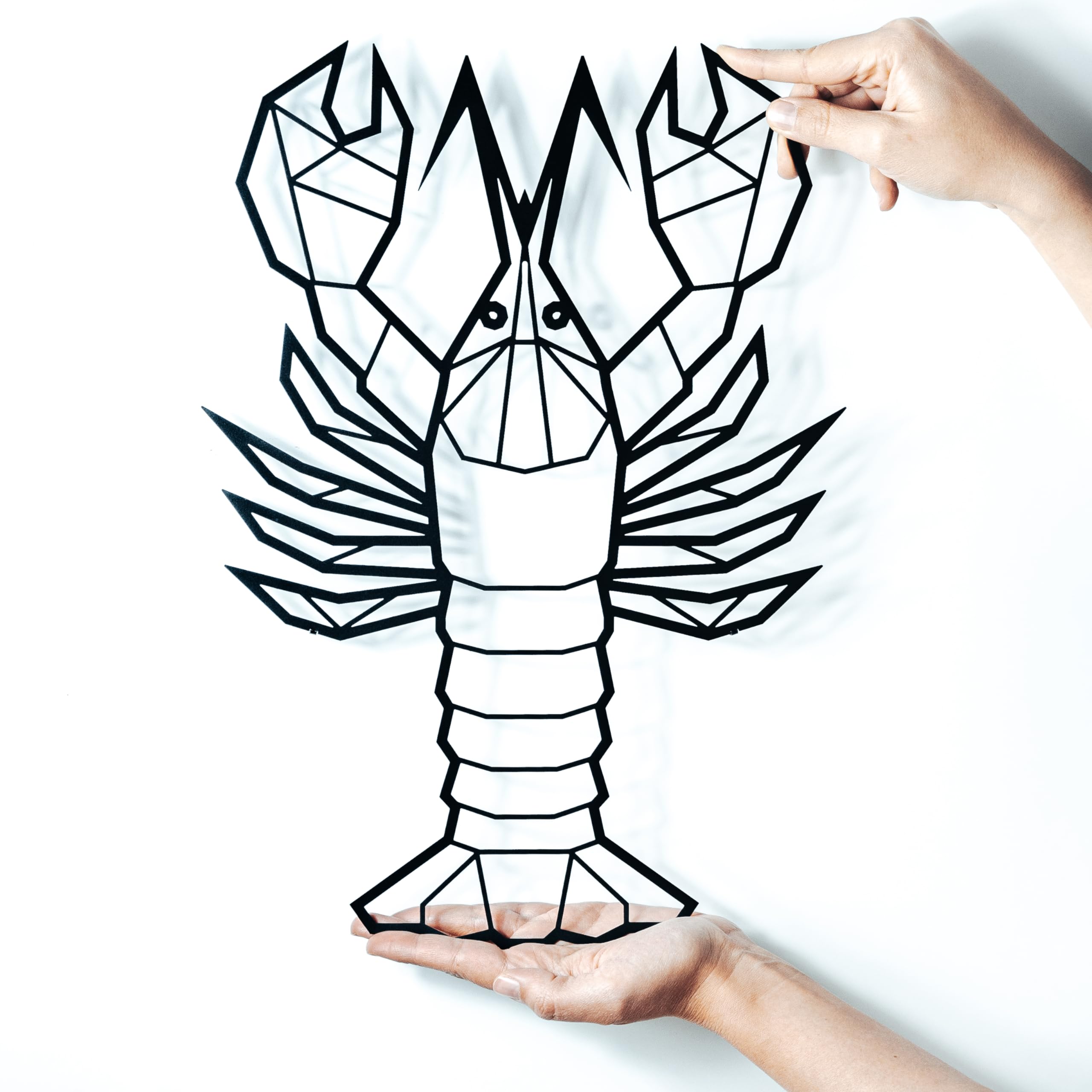 keluly Lobster Metal Sculpture Wall Ornament Decorative Item Posters, Souvenirs, Posters, Decorations, Sea Animals - Image 3