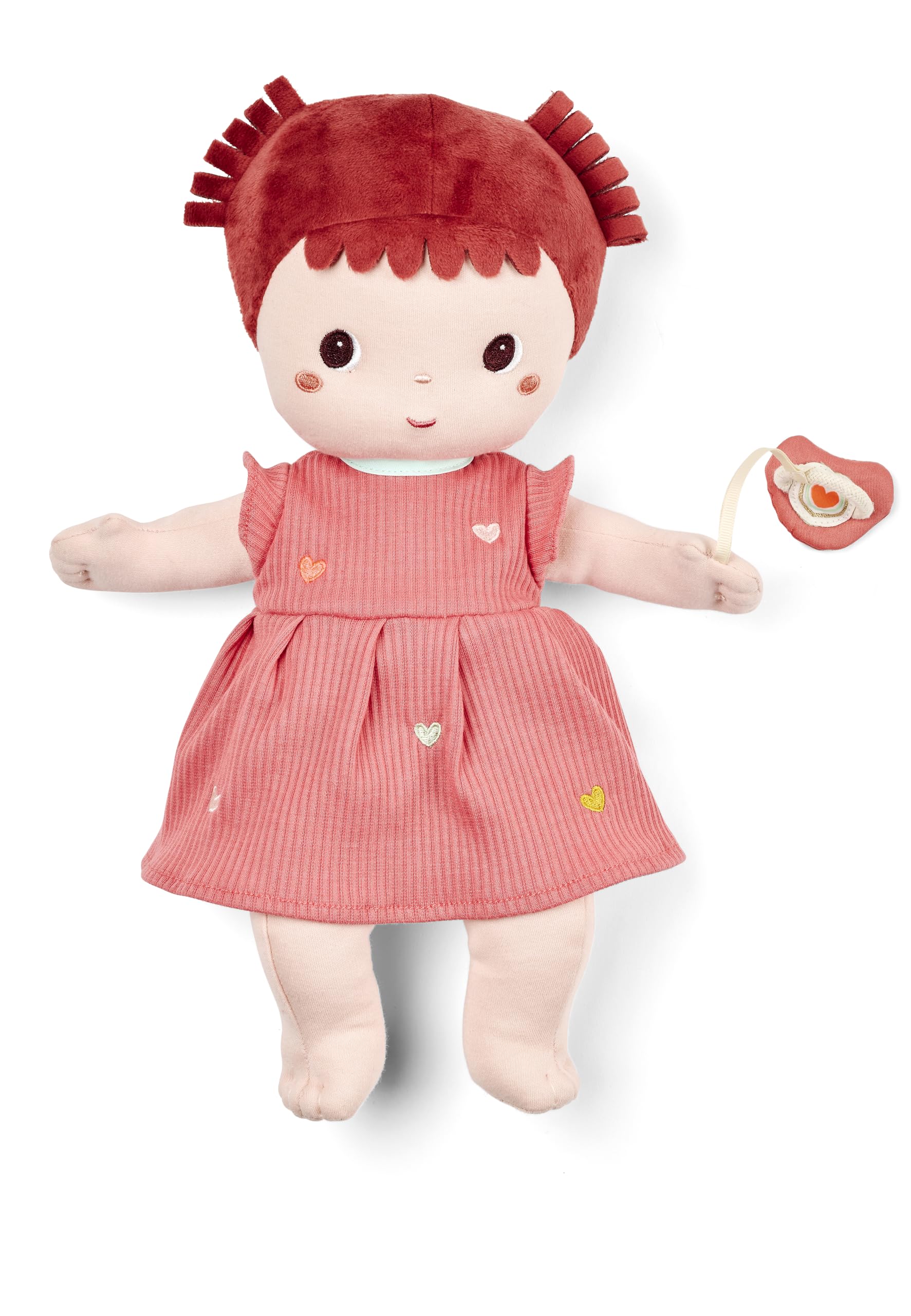 LILLIPUTIENS, Alba, duży 36 cm materiałowy pupon z magnetycznym smoczkiem
