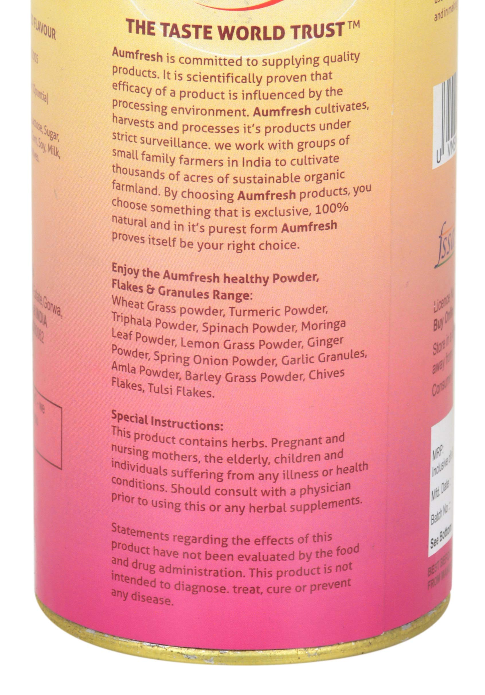 AumFresh Prickly Pear Fruit Powder - 100% Pure & Natural,100 gm | Real Fruit Powder - Image 6 thumbnail