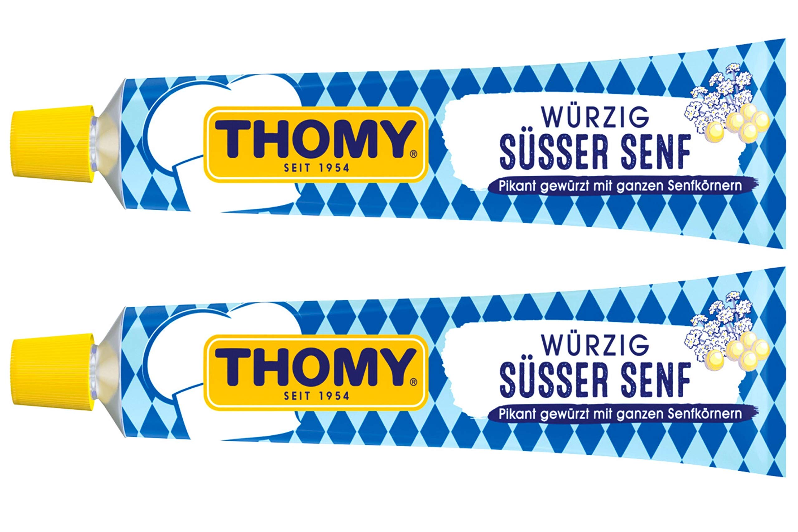 Thomy Sweet & Spicy Mustard Wurzig Susser Senf 200 ml 2 unidades