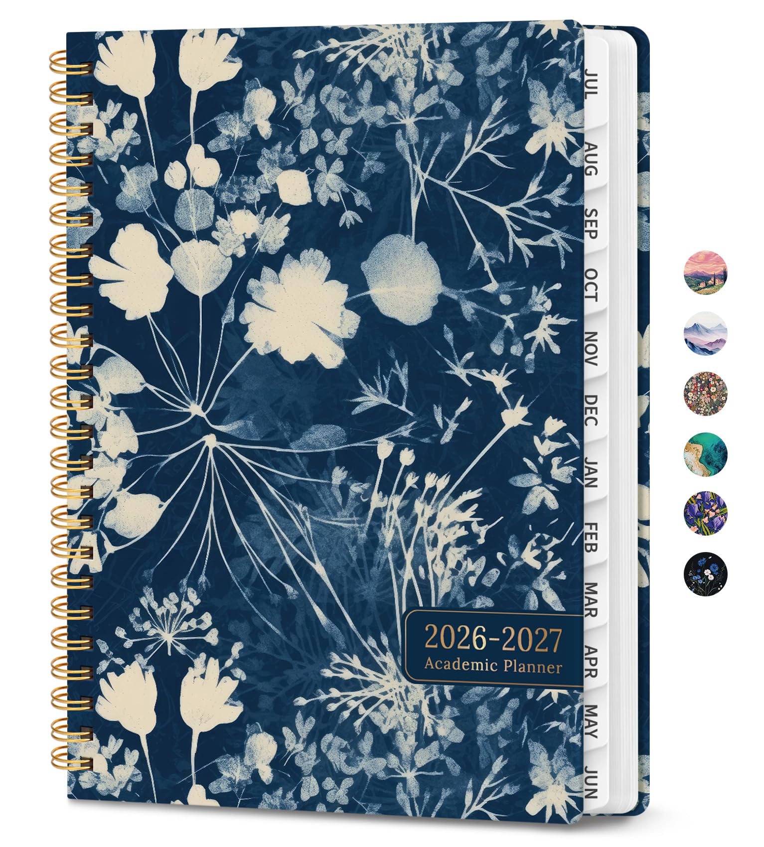Planner 2026-2027, Monthly and Weekly Academic Planner July 2026 - June 2027, Hardcover Student Teacher Planning Agenda Calendar Book with Tabs, Perfect for Office School Supplies, A4 (8.5" x 11