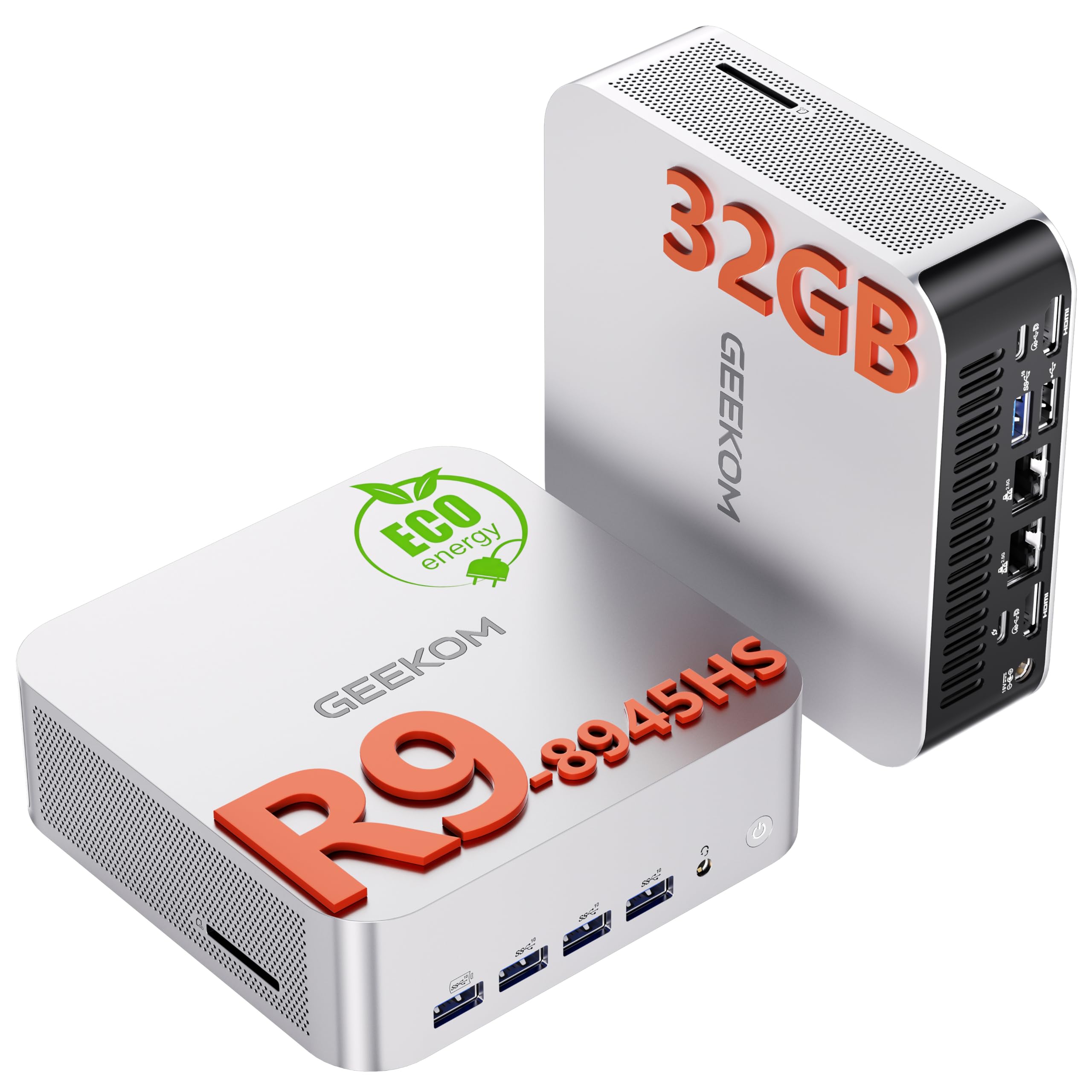 Amazon.co.jp: 【最上位R9 8945HS・AI ミニPCの頂点】GEEKOM A8 Max