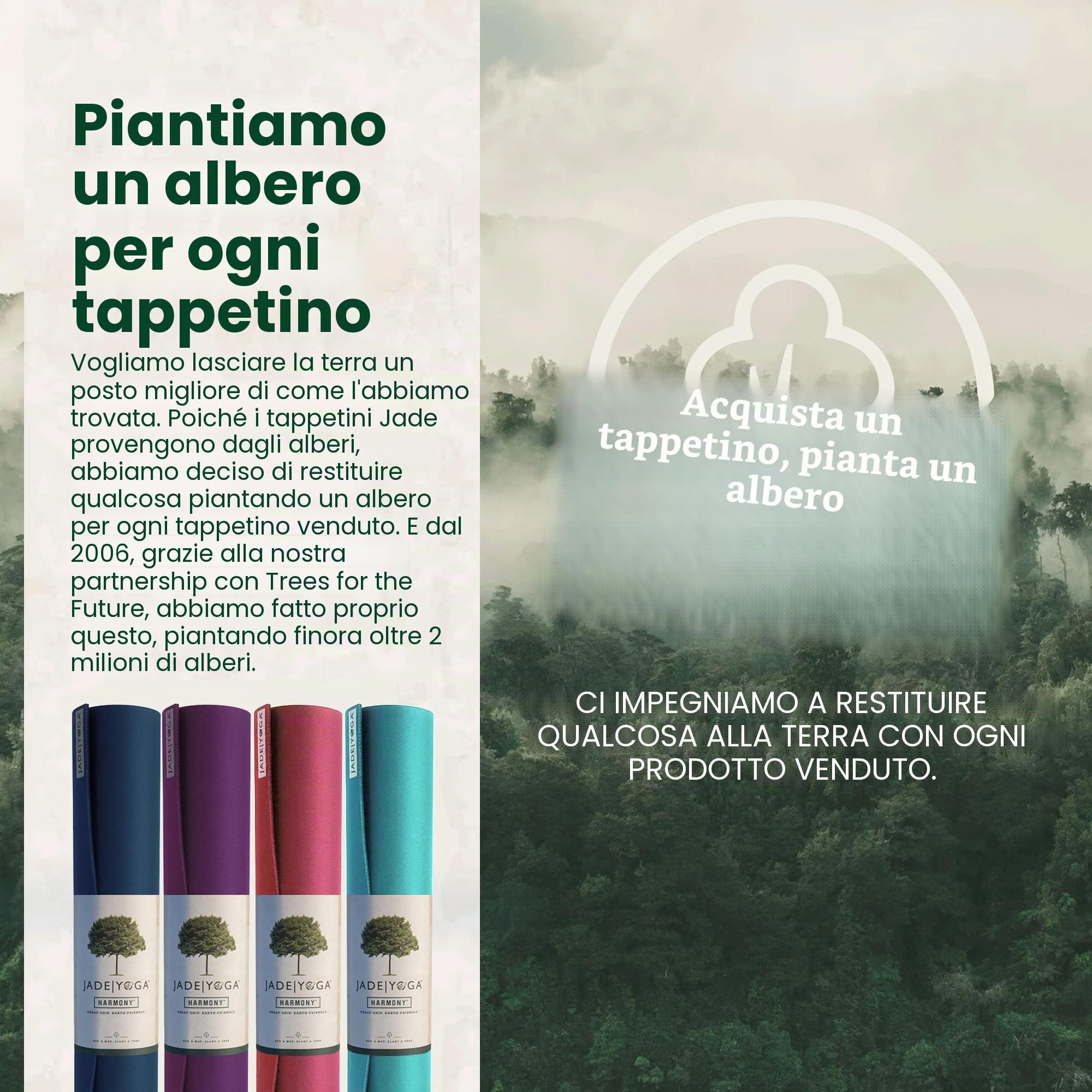 Jade Yoga - Tappetino per Yoga Harmony