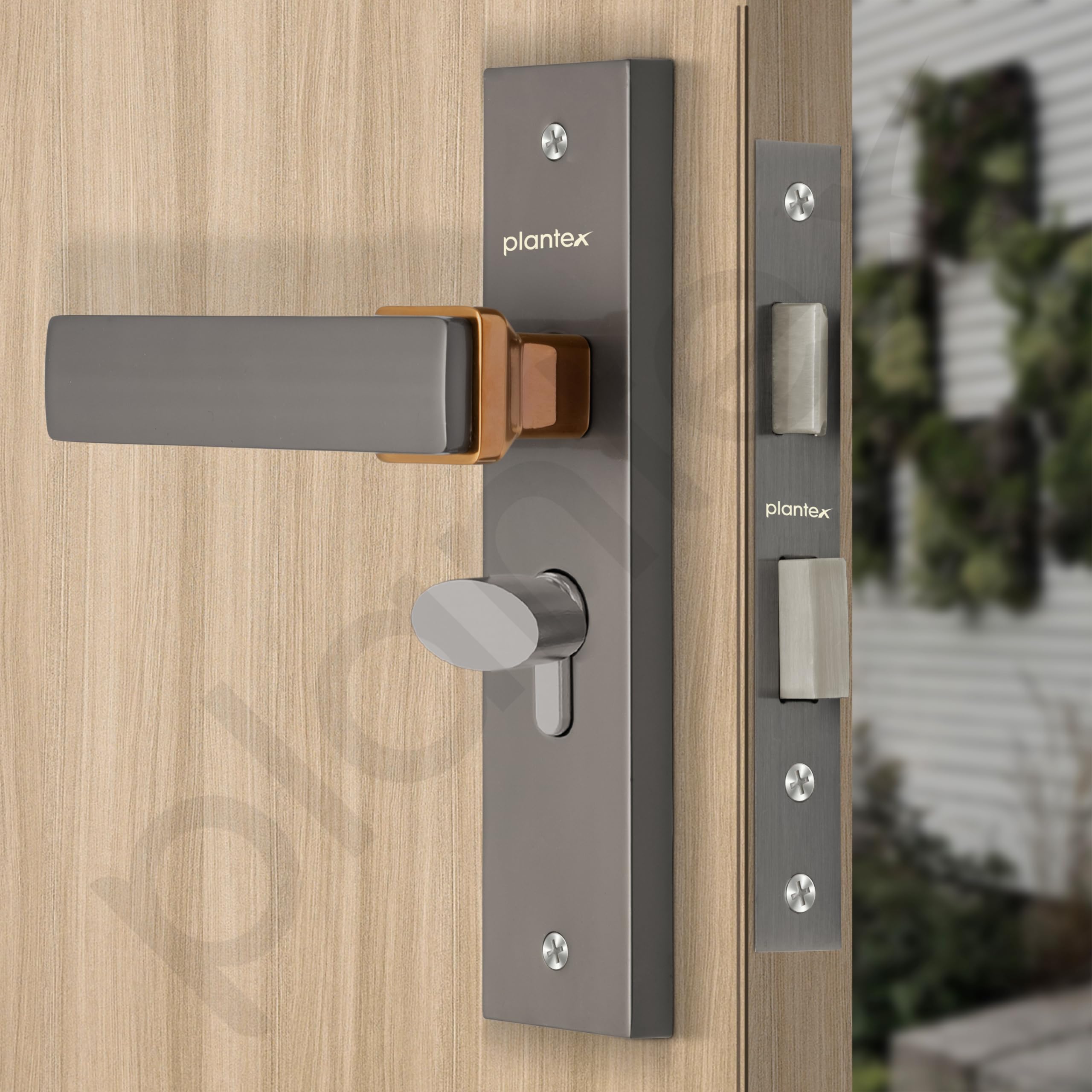 Plantex Heavy-Duty Door Lock - Secure & Stylish -7