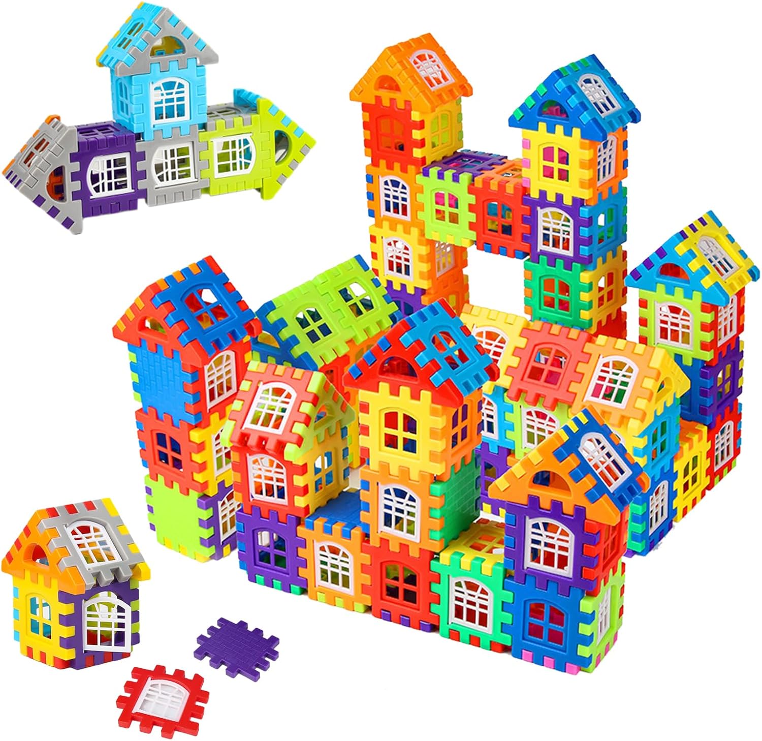 Fadcaer Building Blocks for Kids, Children's Building Blocks Assembled