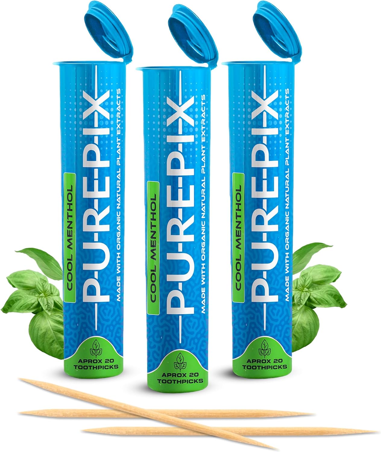 PurePix QuitNIC Infused Flavored Toothpicks to Help Quit Smoking Nicotine Free