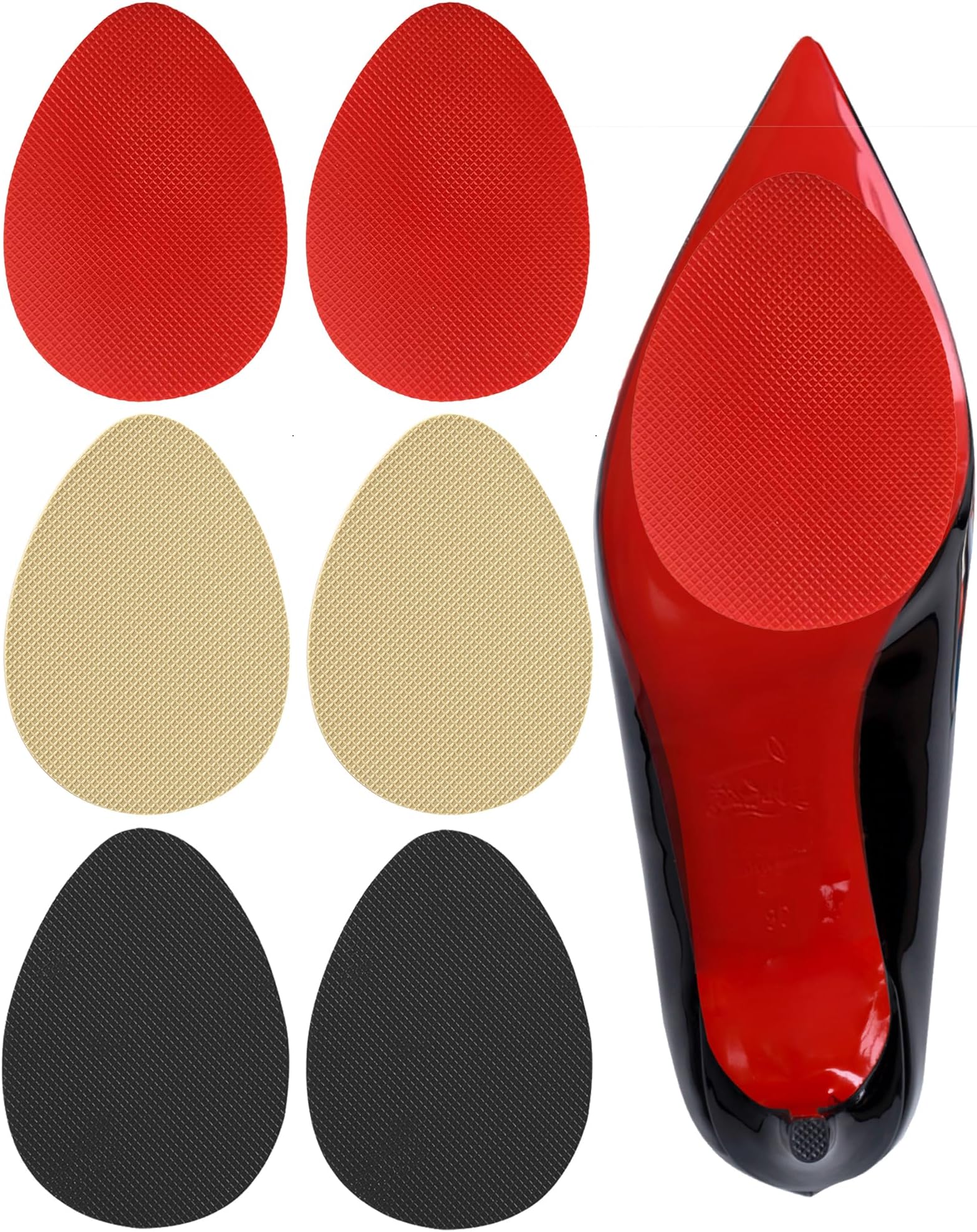 4Pcs Shoe Bottom Grip Protector,Shoes Sole Rubber