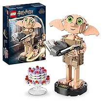 LEGO Harry Potter Dobby l’Elfo Domestico, Idea Regalo per Bambine, Bambini, Ragazze, Ragazzi e Fan da 8 Anni in su, Modello Snodabile di Personaggio Iconico, Gioco da Collezione 76421