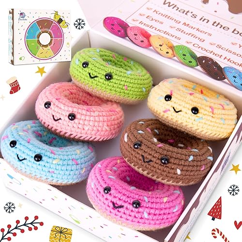 Kit de ganchillo para principiantes, kit de inicio de ganchillo para principiantes con tutoriales en video paso a paso, kits de aprendizaje para