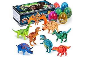 ThinkMax Dinosaur Easter Bucket: A Prehistoric Hoard of Eggs and Toys