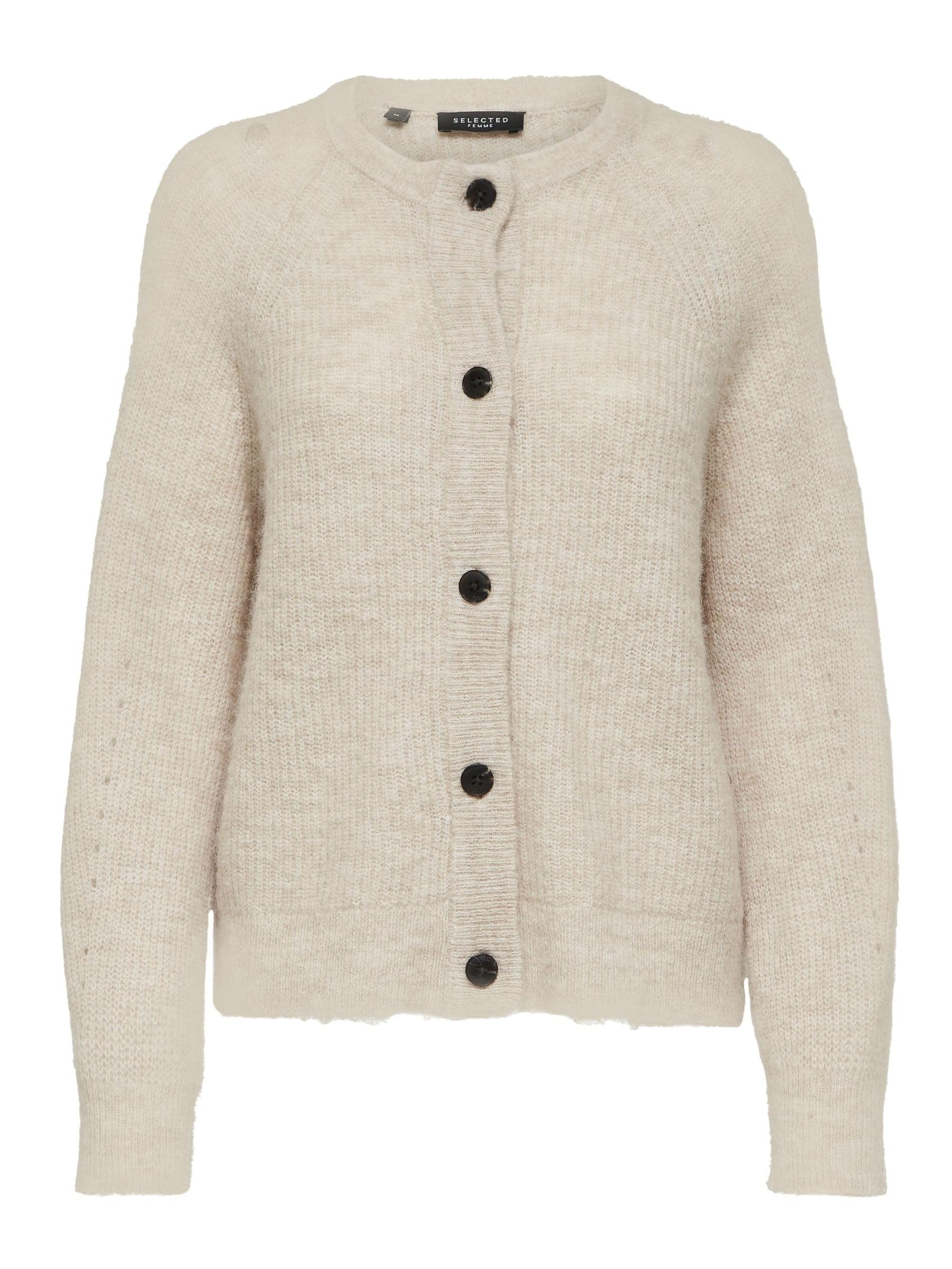SELECTED FEMME Female Strickjacke Wollmix