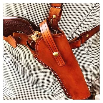 Amazon.co.jp: 中世手作りカウボーイレザーショルダーホルスター