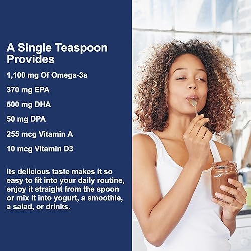 Miniatura 27 de Carlson - Aceite de hígado de bacalao para niños, 550 mg de Omega-3, Vitaminas A y D3, Noruego Salvaje, Goma de mascar, 8.5 fl oz